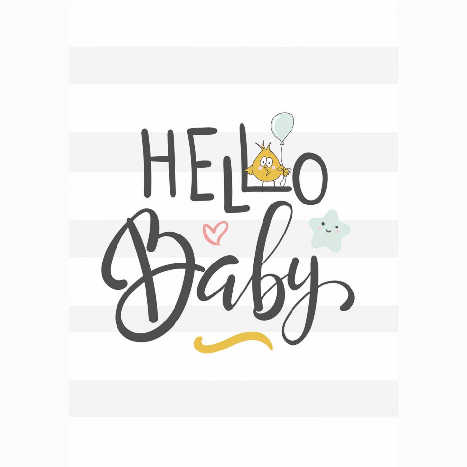 Geboorte Hello baby - birth