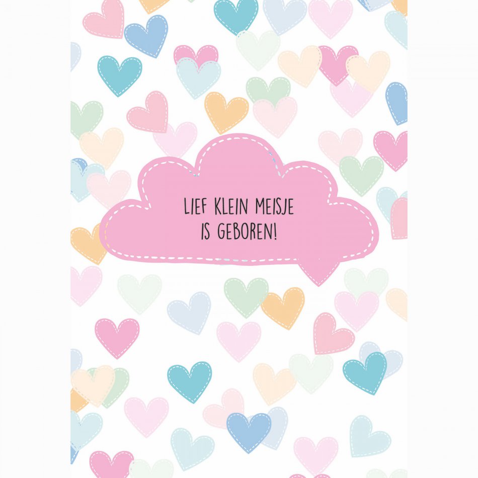 Geboorte Lief klein meisje is geboren