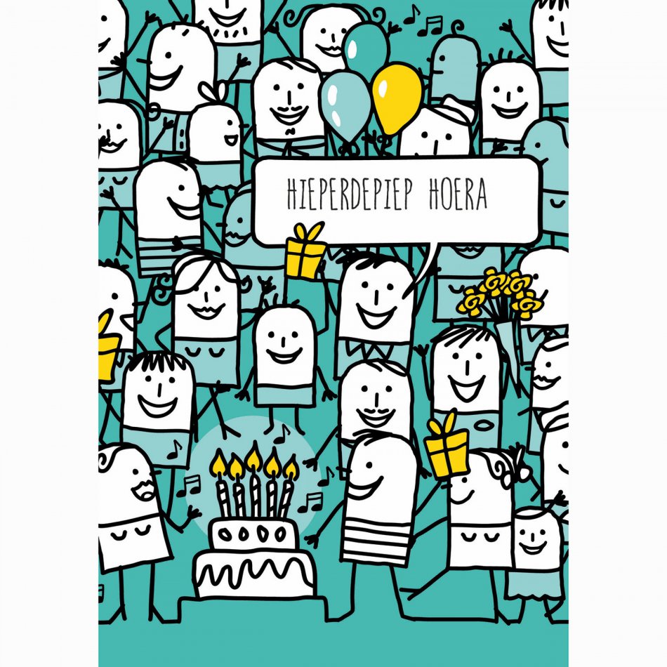 Verjaardag Zingende poppetjes