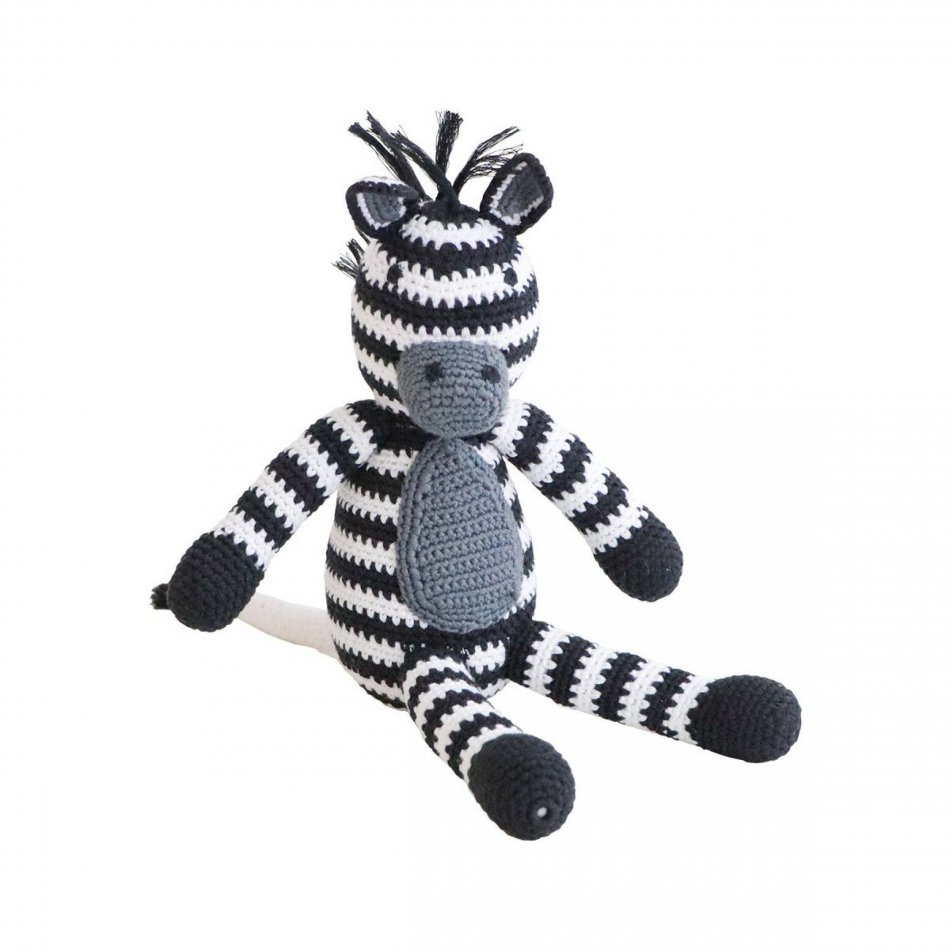 Gehaakte knuffel zebra
