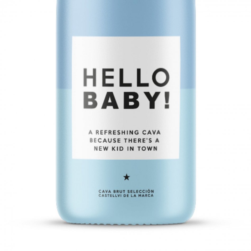 Hello Baby! Blauw Cava