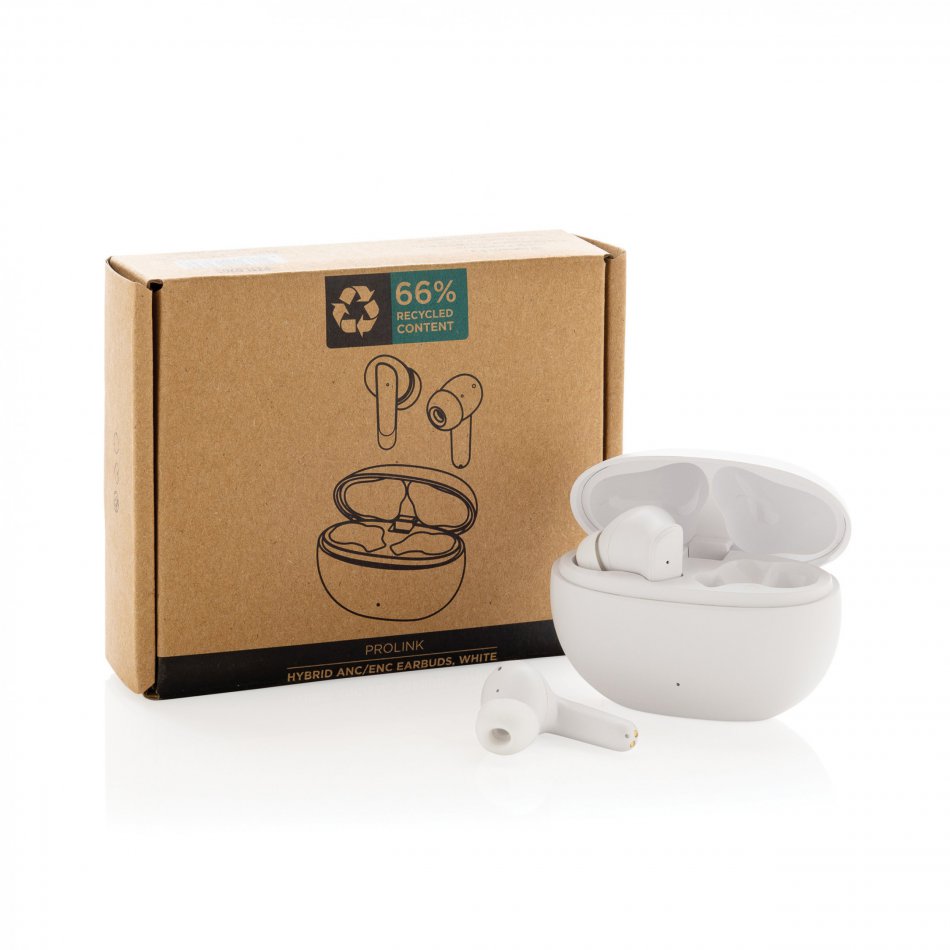 Prolink RCS hybride ANC/ENC-oordopjes van gerecycled plastic