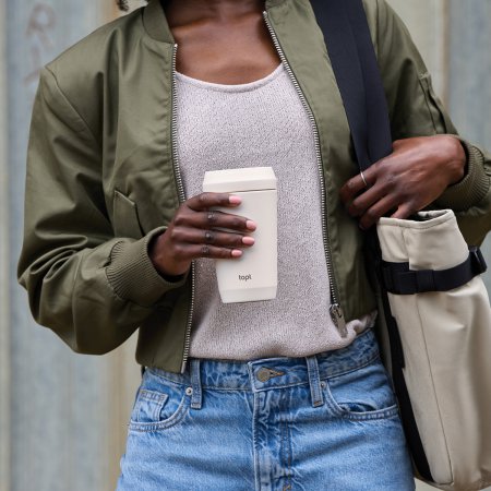 Topl Recycled RVS To Go beker 354ml