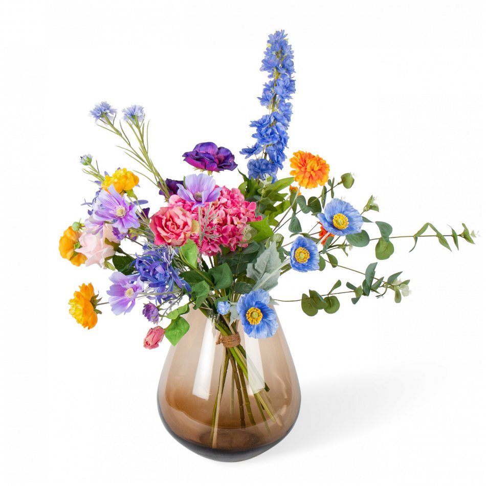 Fleurige Fantasie - Zijden Boeket