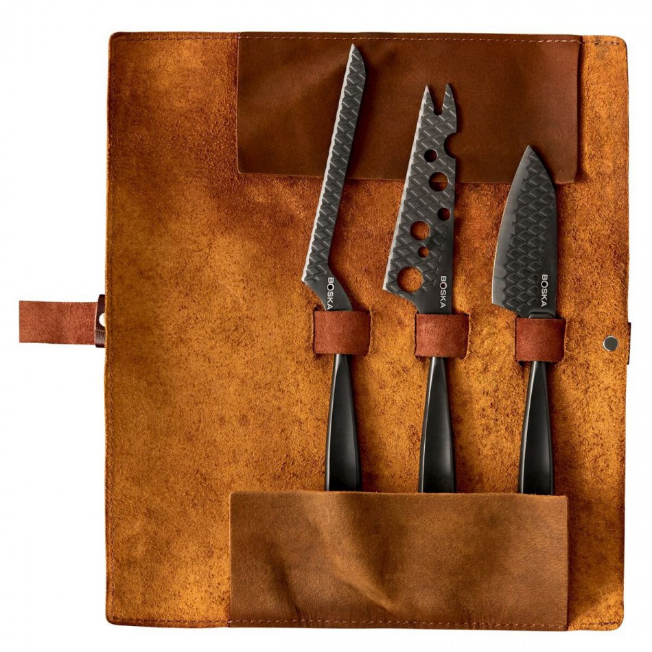 Cheese Knife Set Monaco+ Dark