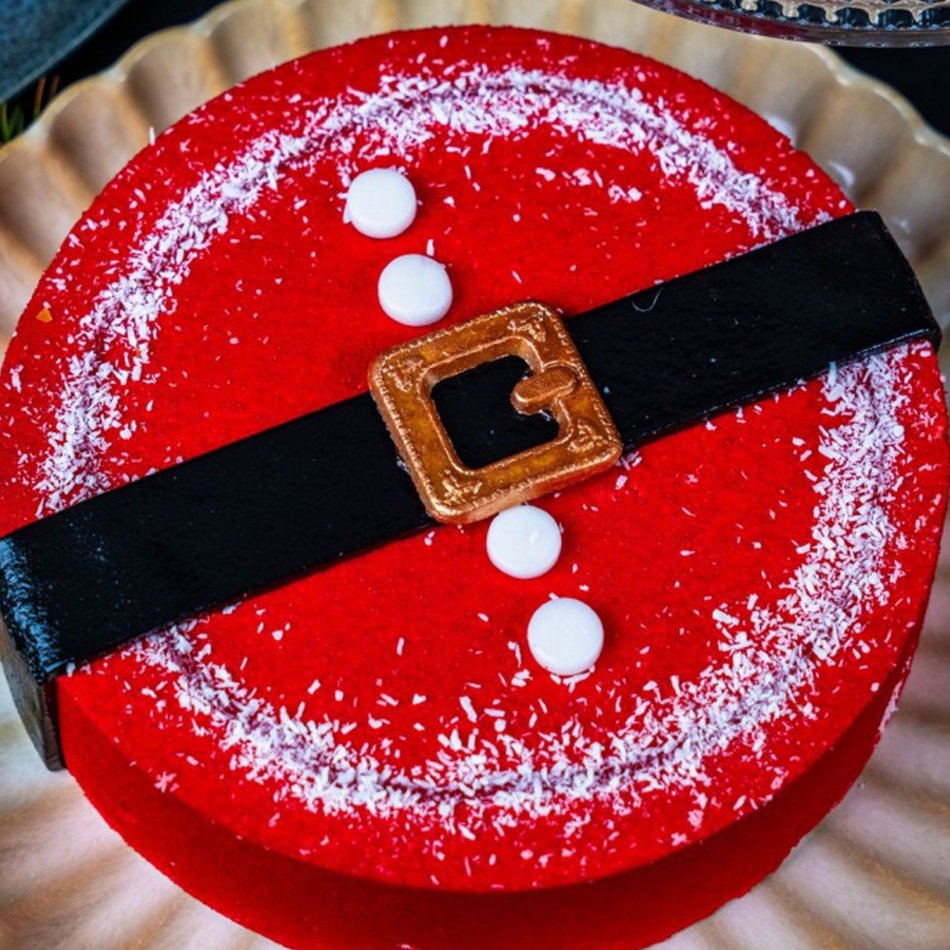 Kerstmanriem Taart 10 personen