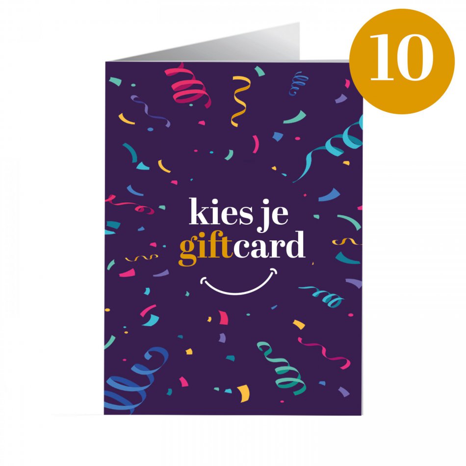 Kies je Giftcard 10 euro