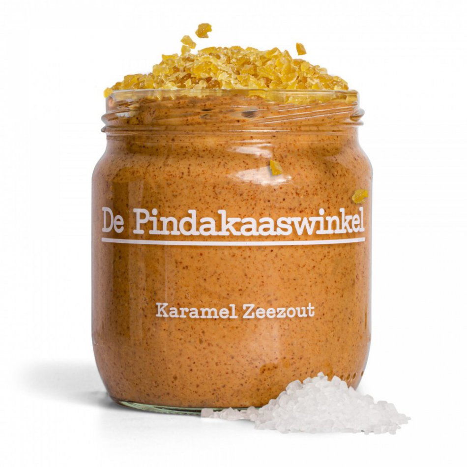 Pindakaas 420ml Karamel Zeezout