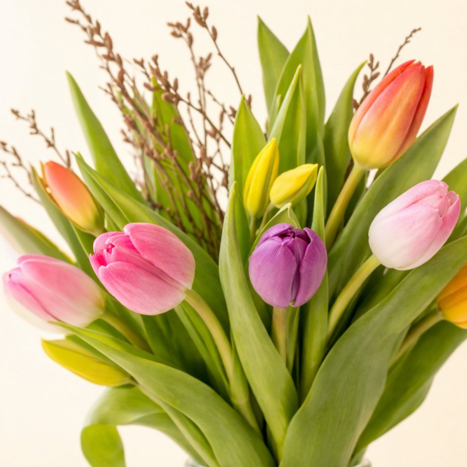 Tulpen Mix brievenbus